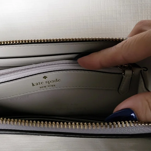 Genuine Kate Spade Lena Large Colorblock Continental Zip Around Wallet - Picture 8 of 8